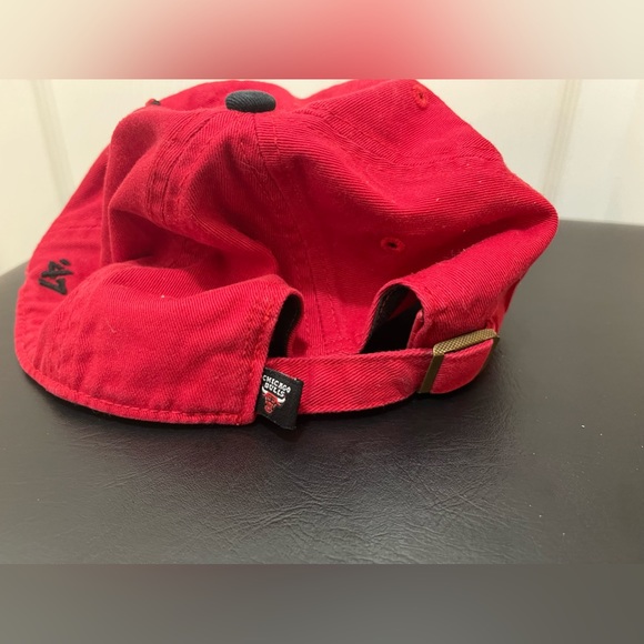 Chicago Bulls 47 Brand Adjustable Hat Baseball Cap Red - Picture 4 of 8